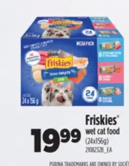 Real Canadian Superstore FRISKIES WET CAT FOOD, (24X156G) offer