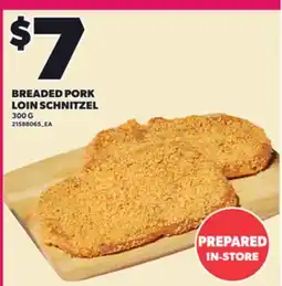 Loblaws BREADED PORK LOIN SCHNITZEL, 300 G offer