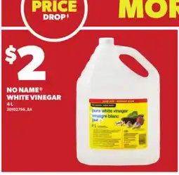 Loblaws NO NAME WHITE VINEGAR 4 L offer