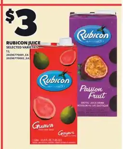Loblaws RUBICON JUICE, 1 L offer