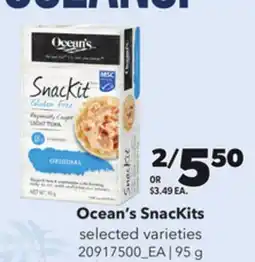 Loblaws OCEAN'S SNACKITS, 95 g offer