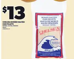 Loblaws CHELSEA BONED SALTED COD FILLETS, 454 G offer