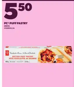 Loblaws PC PUFF PASTRY, 450 G offer