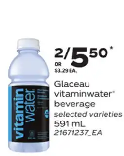 Loblaws GLACEAU VITAMINWATER BEVERAGE offer