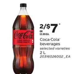Loblaws COCA-COLA BEVERAGES, 2 L offer