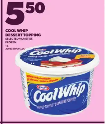 Loblaws COOL WHIP DESSERT TOPPING, 1 L offer
