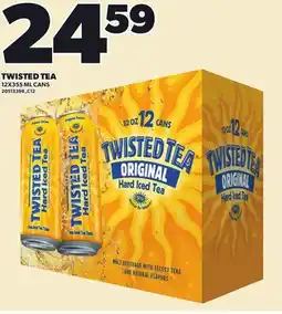 Loblaws TWISTED TEA, 12X355 ML CANS offer