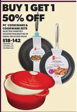 Loblaws PC COOKWARE & COOKWARE SETS offer