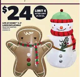 Loblaws LIFE AT HOME 3.5' LAWN INFLATABLE offer
