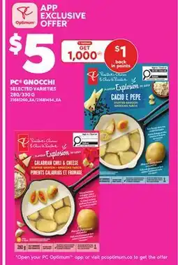 Loblaws PC GNOCCHI, 280/330 G offer