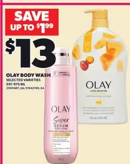 Loblaws OLAY BODY WASH, 591-975 ML offer