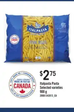 Loblaws ITALPASTA PASTA, 900 G offer