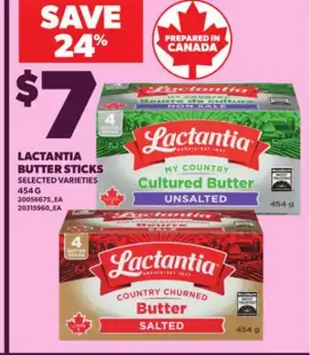 Loblaws LACTANTIA BUTTER STICKS offer
