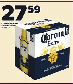Loblaws CORONA EXTRA, 12X330 ML BOTTLES offer