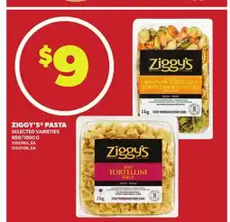 Loblaws ZIGGY'S PASTA, 850/1000 G offer