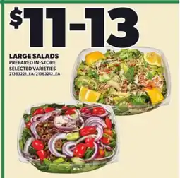 Loblaws LARGE SALADS offer