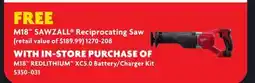 Home Hardware M18 Sawzall 18V Lithium-ion Reciprocating Saw - Tool Only offer