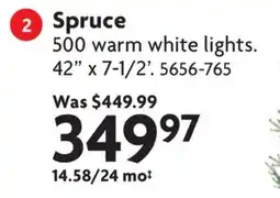 Home Hardware Pre-lit Christmas Tree Spruce offer