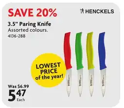 Home Hardware 3.5 Paring Knife offer