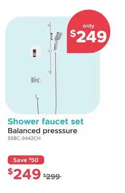 Bath Depot Shower faucet set Balanced presssure offer
