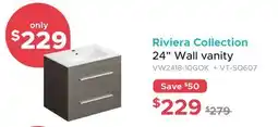 Bath Depot Riviera Collection 24 Wall vanity offer