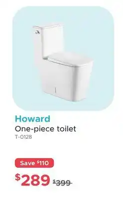 Bath Depot Howard One-piece toilet offer