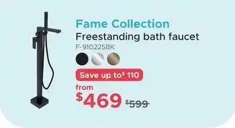 Bath Depot Fame Collection offer
