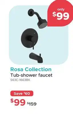 Bath Depot Rosa Collection Tub-shower faucet offer
