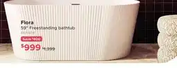 Bath Depot Flora 59 Freestanding bathtub offer
