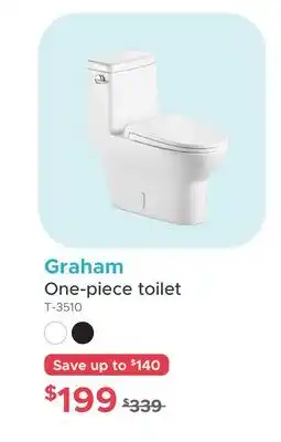 Bath Depot Graham One-piece toilet offer