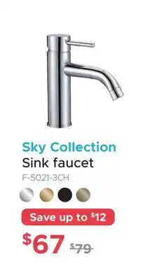 Bath Depot Sky Collection Sink faucet offer
