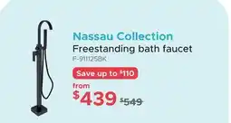 Bath Depot Nassau Collection Freestanding bath faucet offer