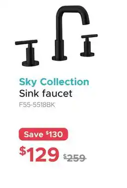 Bath Depot Sky collection skin faucet offer