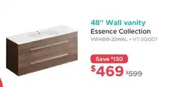 Bath Depot 48 Wall vanity offer