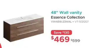 Bath Depot 48 Wall vanity offer