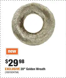 Home Depot EXCLUSIVE 20 Golden Wreath offer