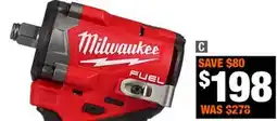 Home Depot M12 FUEL Brushless 1/2 Stubby Impact Wrench (Tool Only) offer