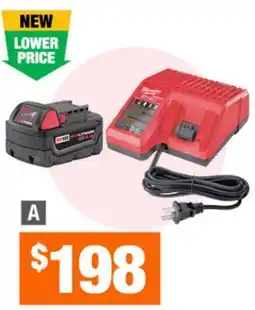 Home Depot REDLITHIUM XC5.0 Battery and Charger Kit offer