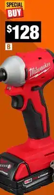 Home Depot MILWAUKEE M18 Brushless 1/4 Impact Kit offer
