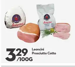 Longo's Leoncini Prosciutto Cotto offer