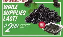 Longo's Fresh Blackberries offer