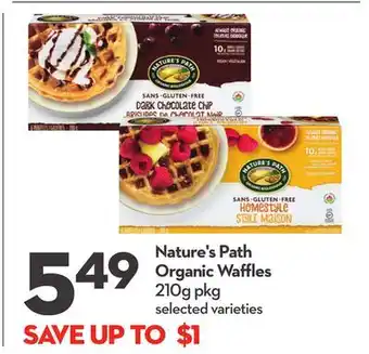 Longo's Nature's Path Organic Waffles offer