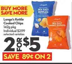Longo's Longo's Kettle Cooked Chips offer