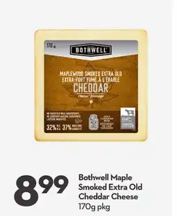 Longo's Bothwell Maple Smoked Extra Old Cheddar Cheese offer