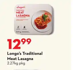 Longo's Traditional Meat Lasagna offer