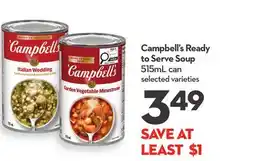 Longo's Campbell's Ready to Serve Soup offer