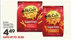 Longo's McCain Premium Fries offer