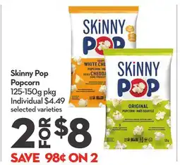 Longo's Skinny Pop Popcorn offer
