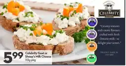 Longo's Goat or Sheep's Milk Cheese offer