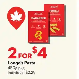 Longo's Longo's Pasta offer